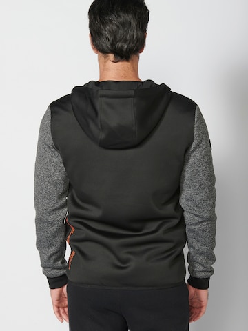 KOROSHI Zip-Up Hoodie in Grey