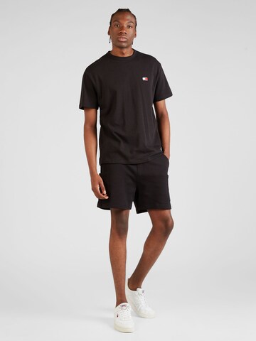 Tommy Jeans Regular Shorts in Schwarz