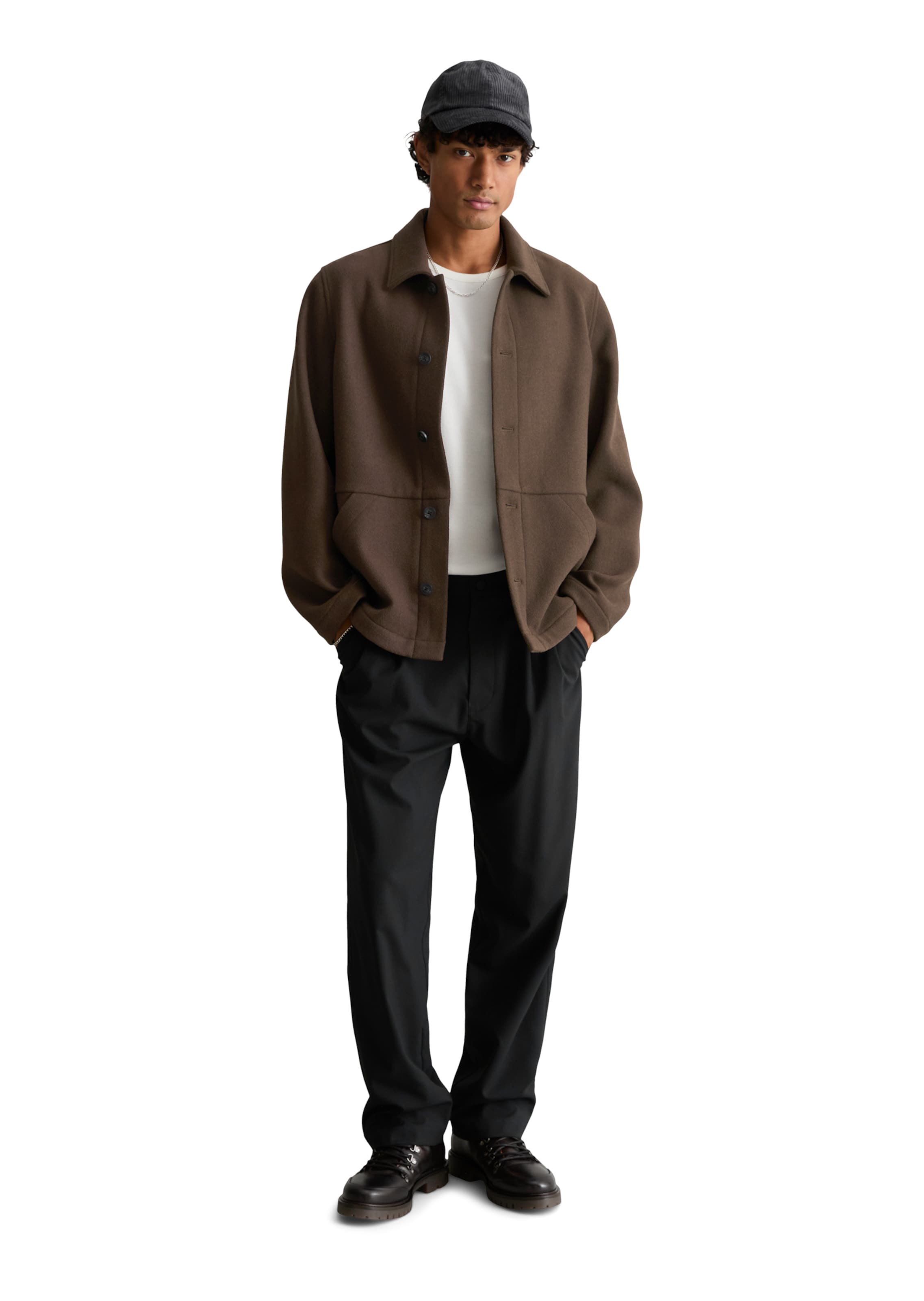 Marc O'Polo DENIM Between-season jacket in Brown: front