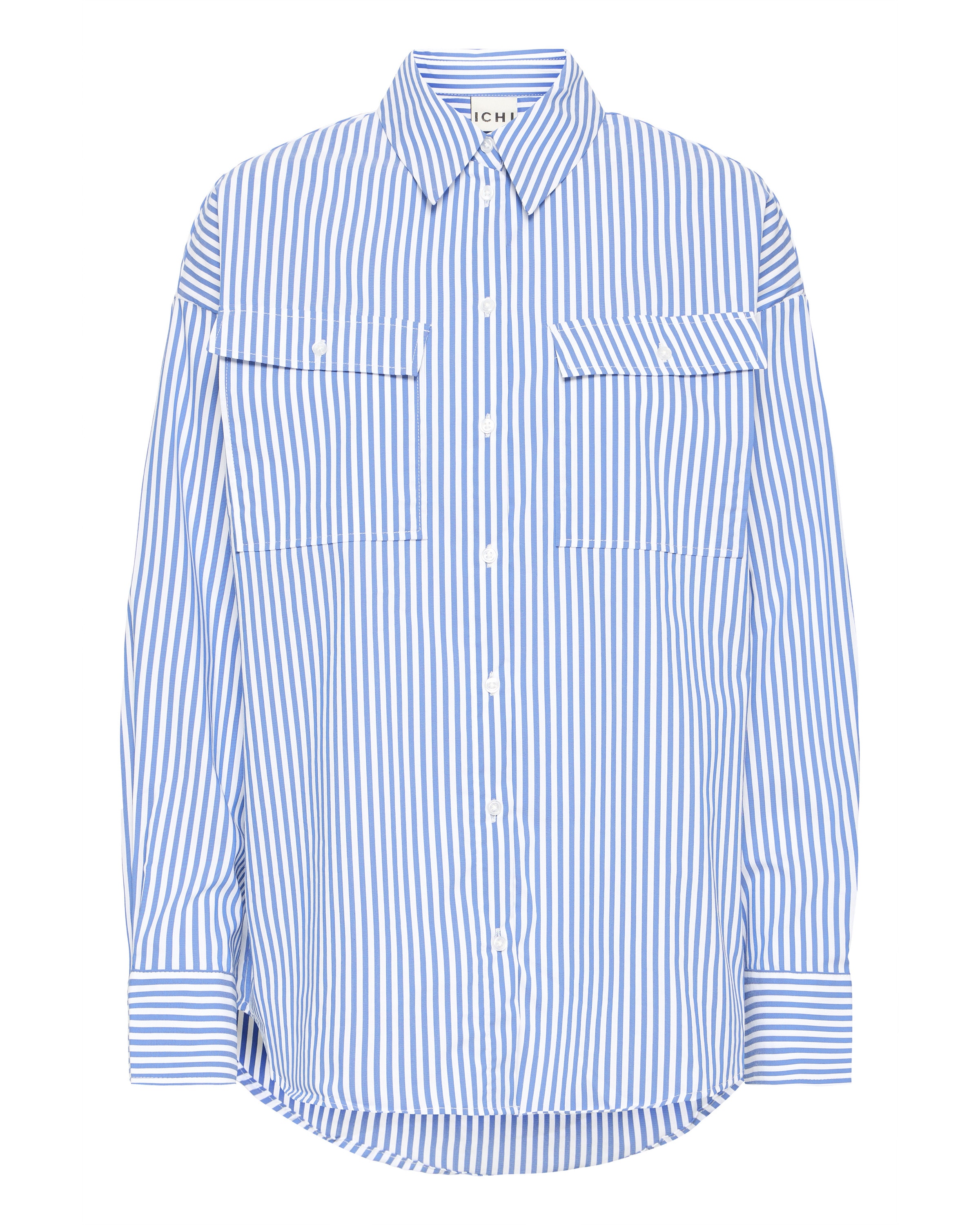 ICHI - Blusa 'KATJA' em azul: frente