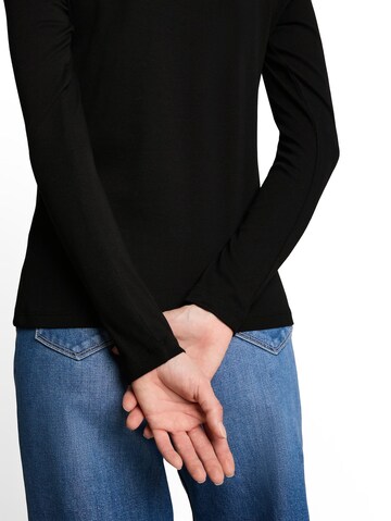 TOM TAILOR Shirt in Schwarz