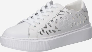 GUESS Sneakers 'PEPZI' in White: front