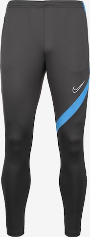 NIKE Slimfit Sportbroek in Grijs: voorkant