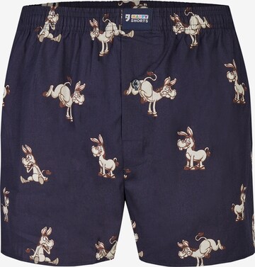 Happy Shorts Boxershorts ' Print Sets ' in Blauw