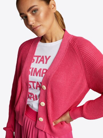 Rich & Royal Knit cardigan in Pink