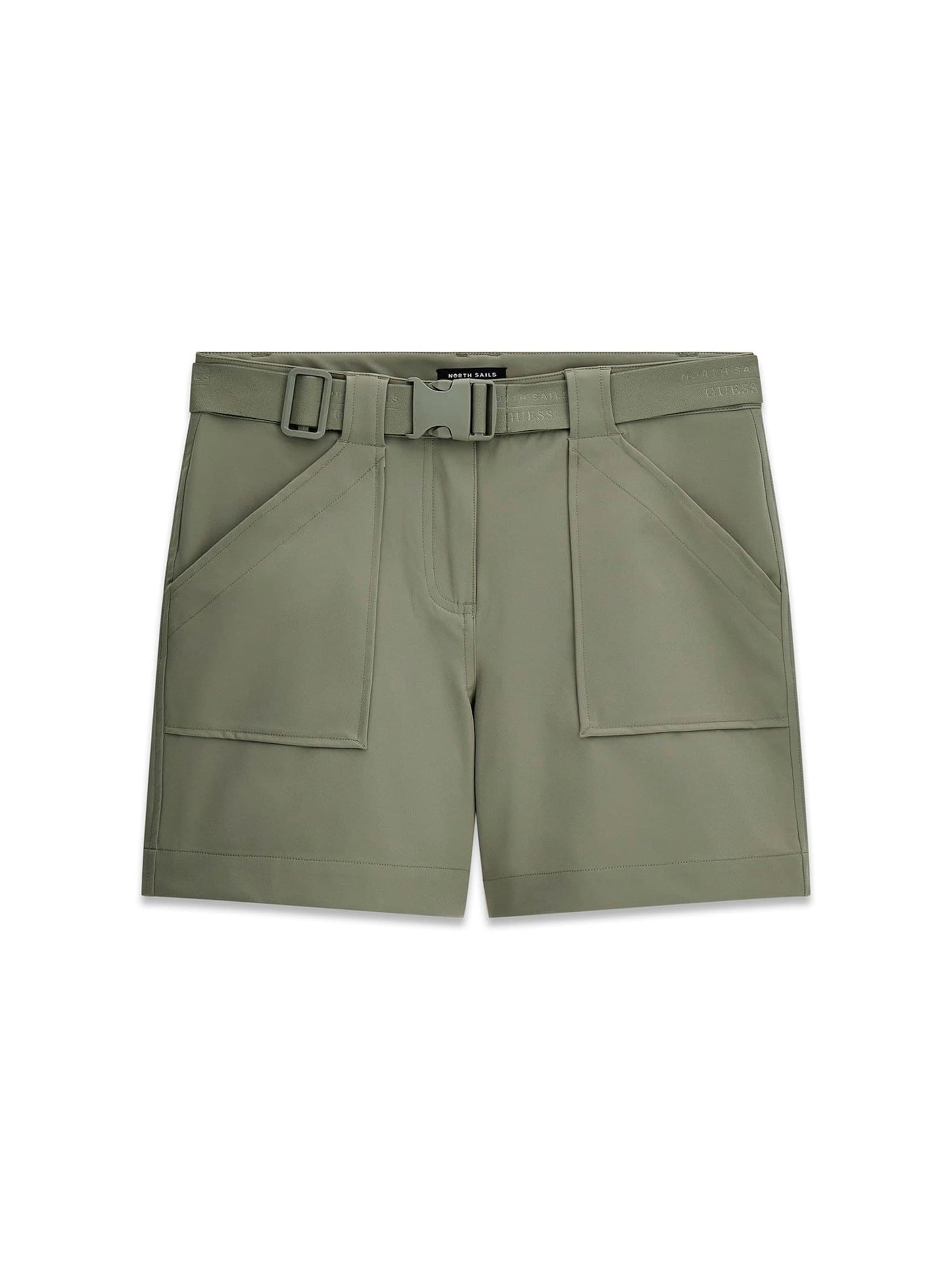 GUESS Loose fit Pants 'Guess x North Sails' in Green: front