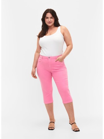 Zizzi Skinny Jeans in Pink