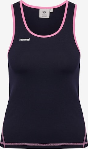 Hummel Top in Blauw: voorkant