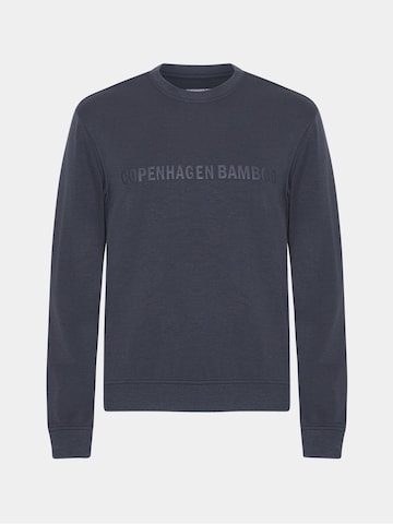 Sweat-shirt 'Mørkegrå bambus sweatshirt med logo' Copenhagen Bamboo en gris : devant