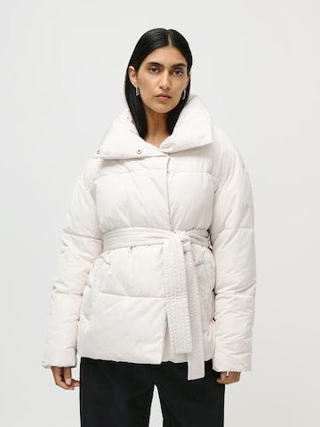 LeGer by Lena Gercke Winterjas 'Margitta' in Wit: voorkant