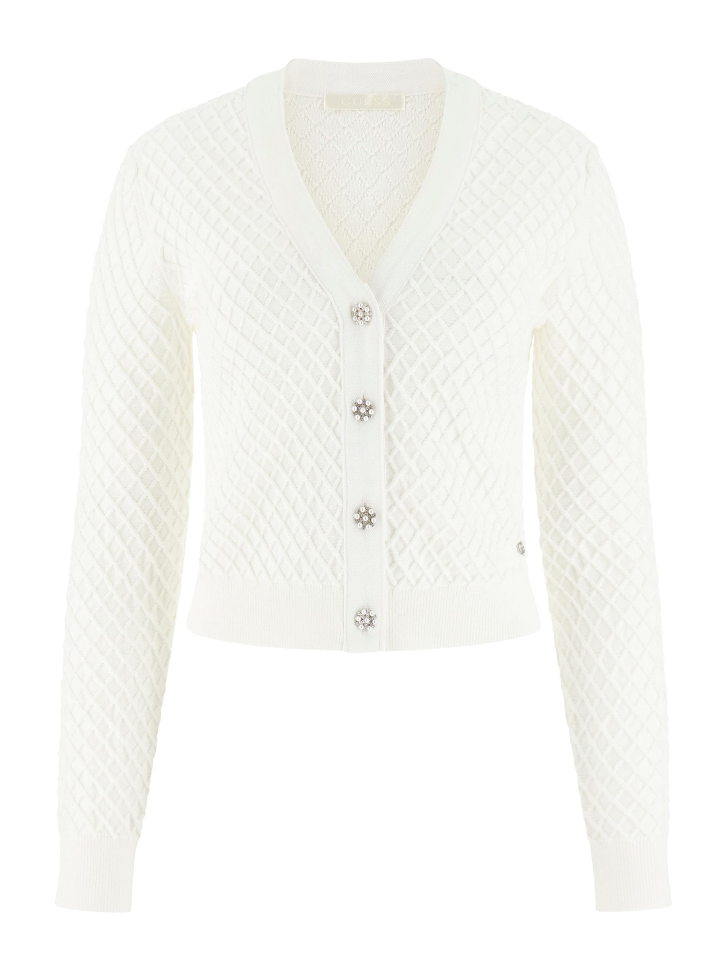 GUESS Kardigán 'LYLAH' - Béžová: predná strana