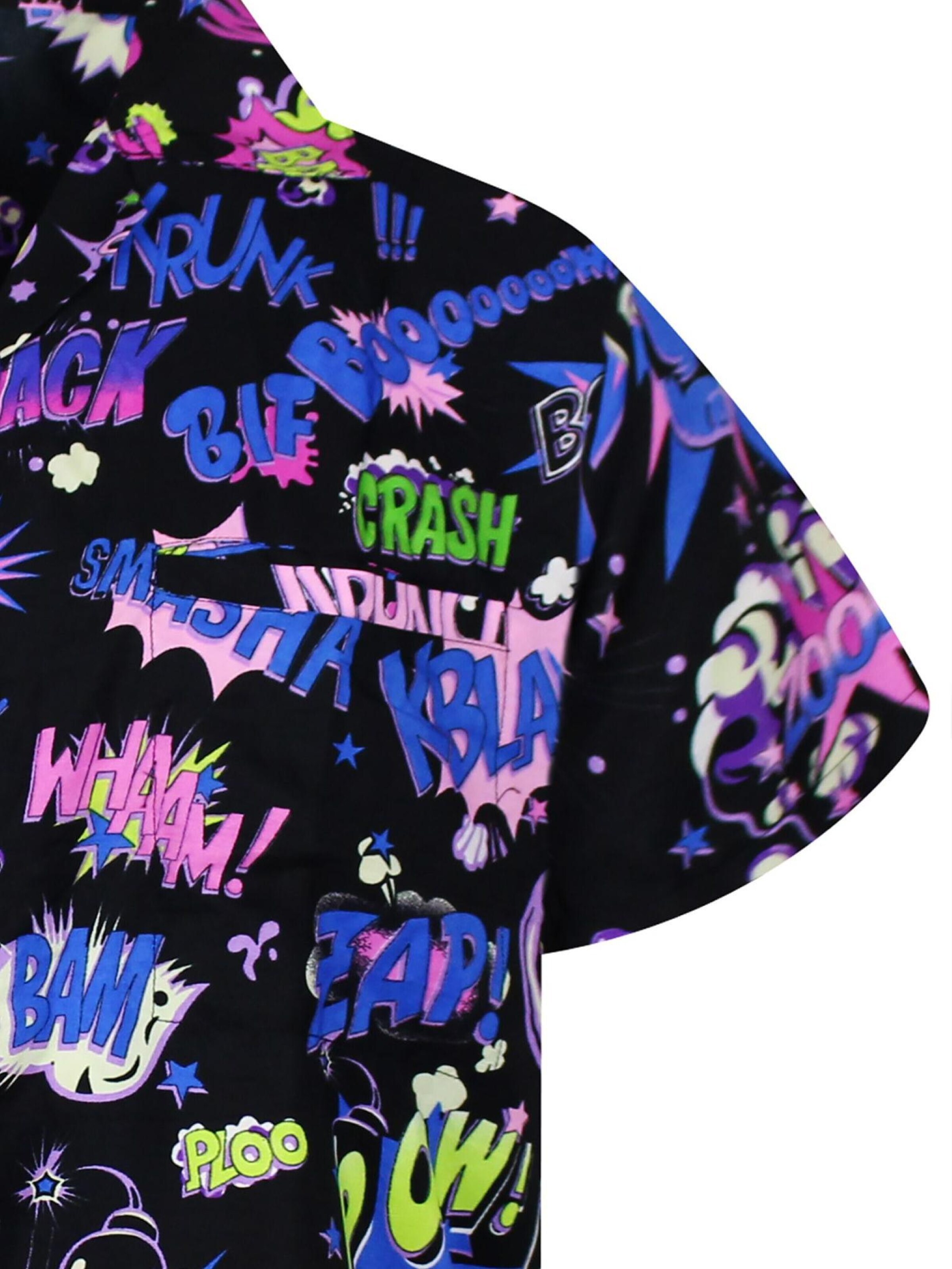 King Kameha T-shirt 'Boom Bang' i lila