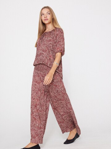 Tezenis Wide leg Pants in Red