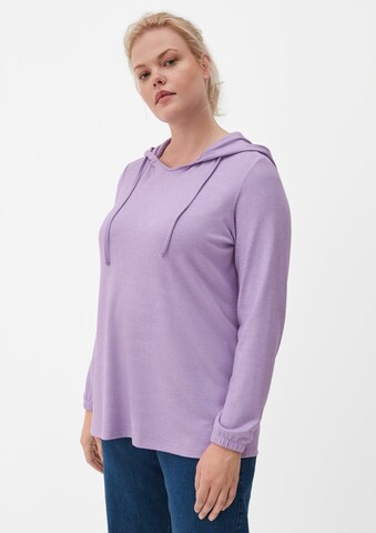 TRIANGLE Sweatshirt in Lila: predná strana