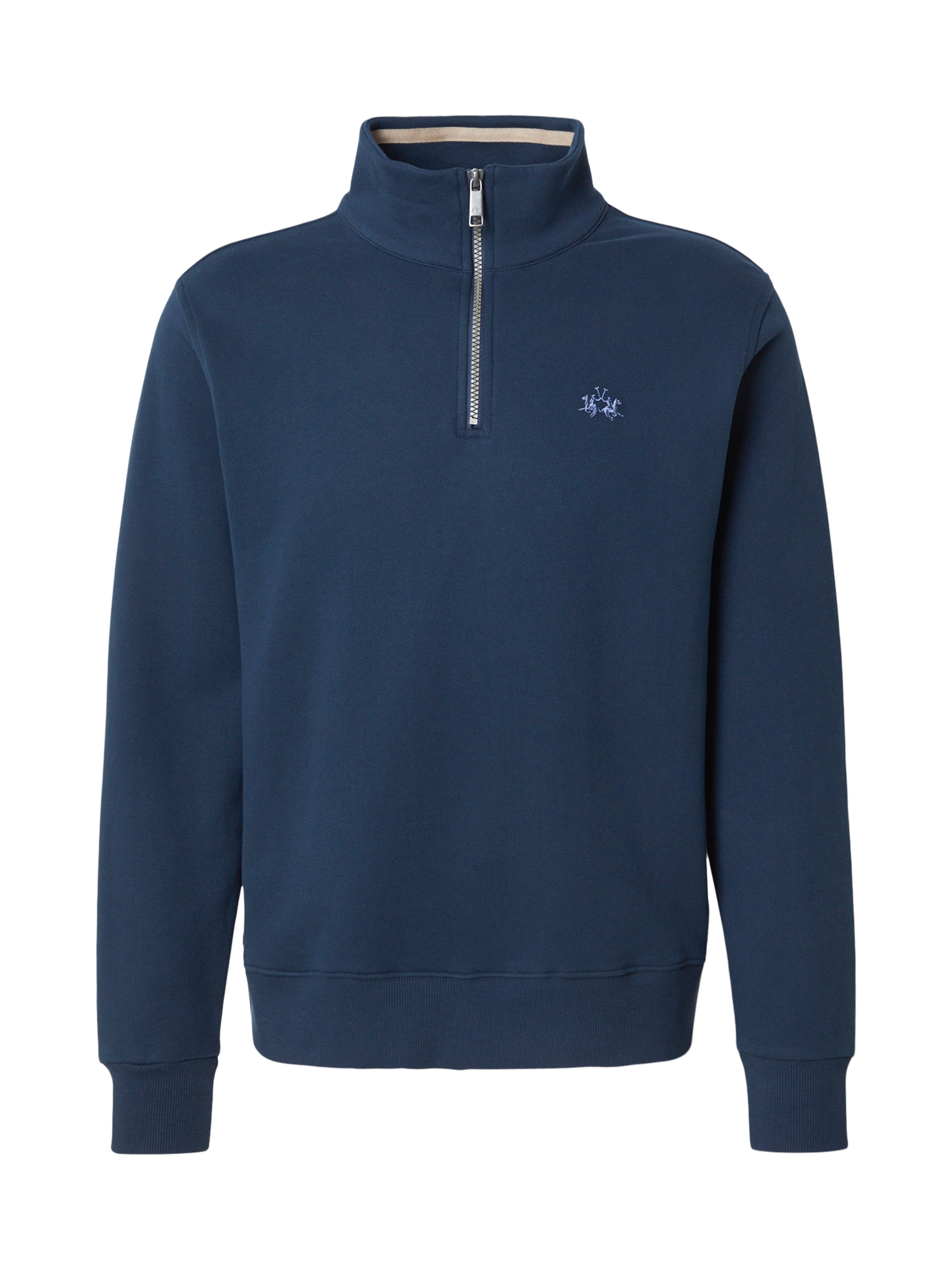 La Martina Sweatshirt in Blauw: voorkant