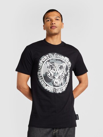 T-Shirt Plein Sport en noir : devant