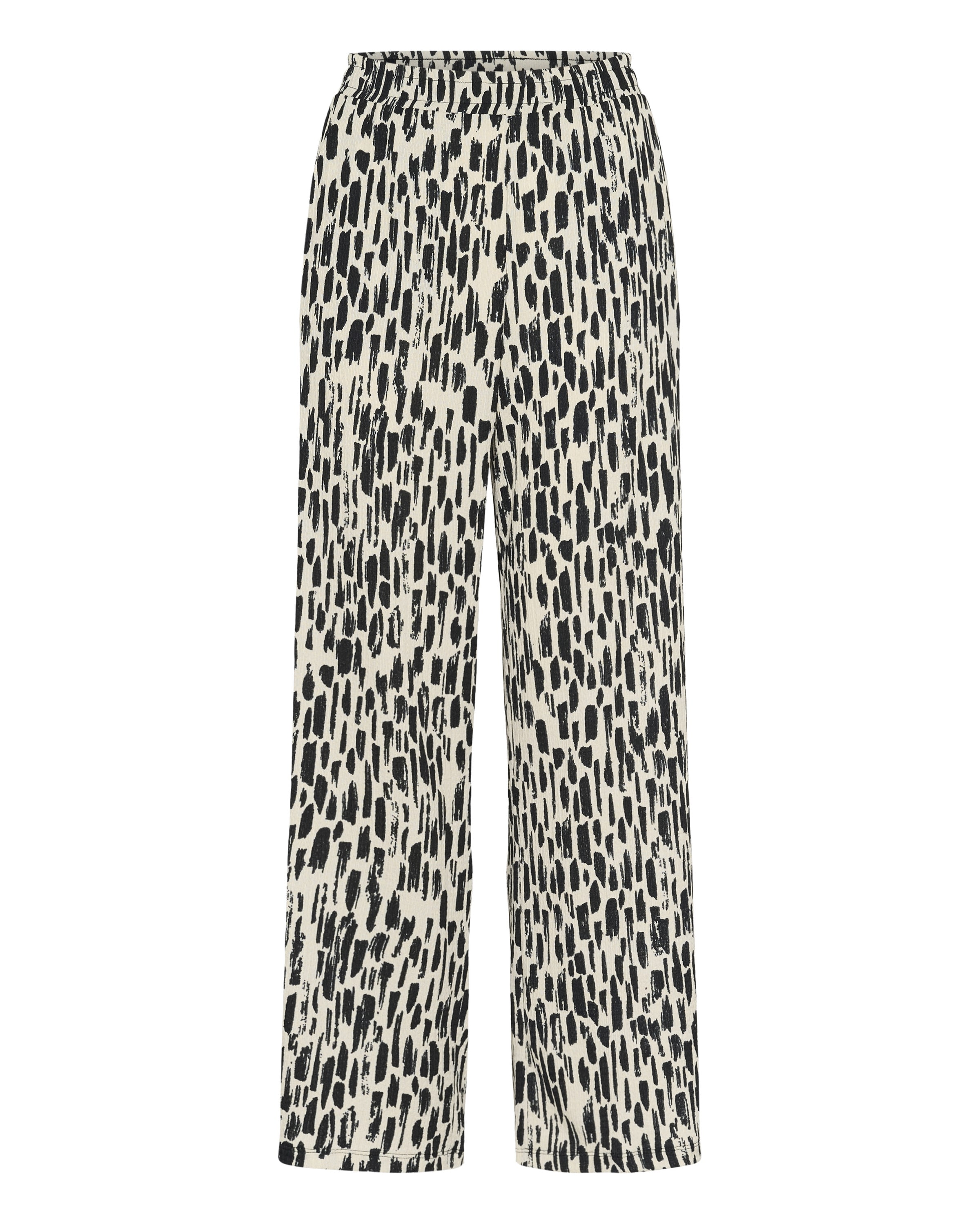 Kaffe Wide leg Pants 'Anika' in White: front