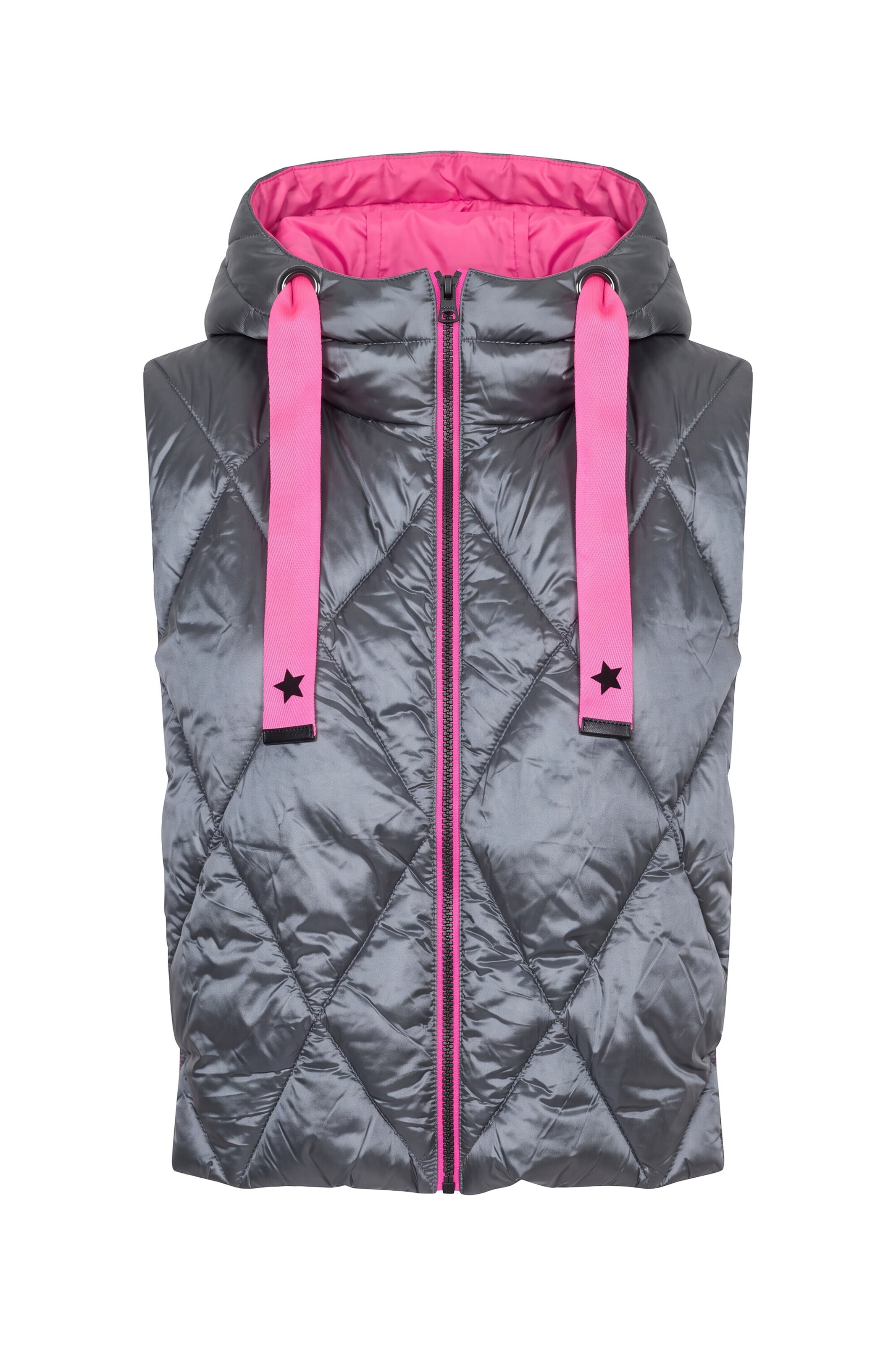 Angel of Style Weste in Grau: Vorderseite