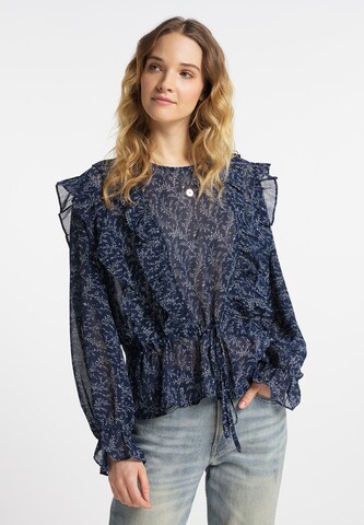 DreiMaster Vintage - Blusa en azul: frente