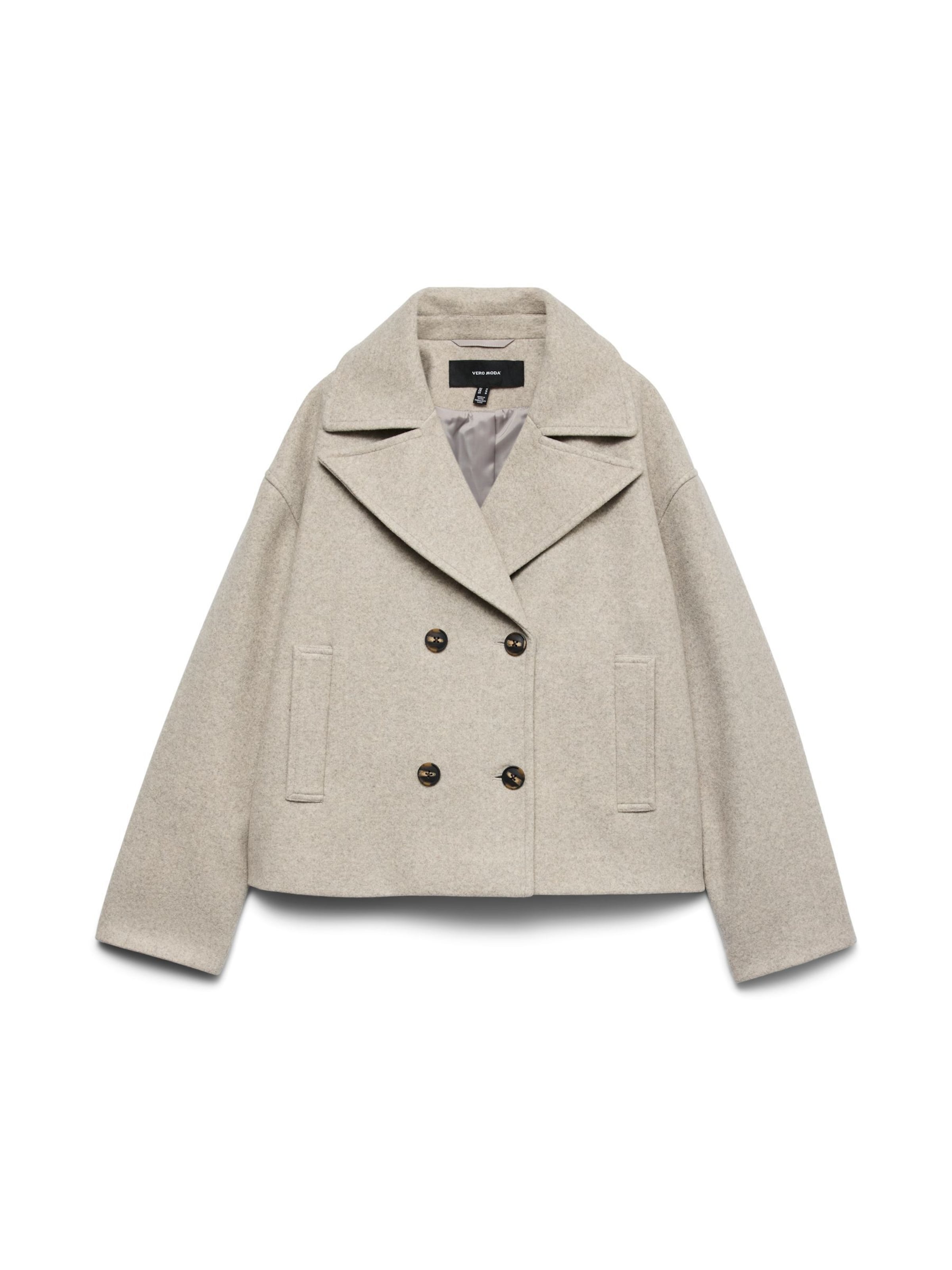 Veste mi-saison 'VMVinceline' VERO MODA en beige : devant