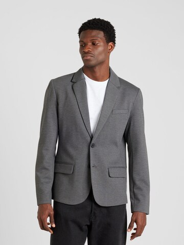 Coupe regular Veste de costume 'Langford' BLEND en gris : devant