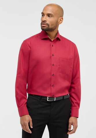 ETERNA Regular fit Business shirt in Red: front