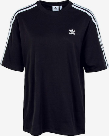 ADIDAS ORIGINALS Shirt in Black: front