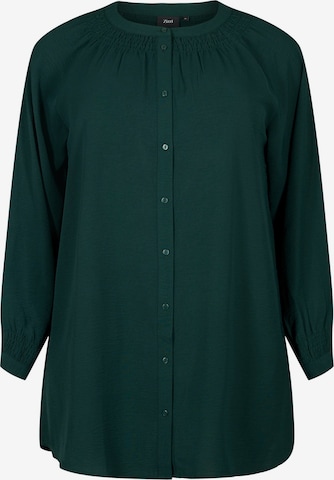 Zizzi - Camisa 'XFIKKA' em verde: frente