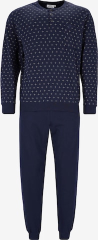 HAJO Pyjama lang in Blauw: voorkant