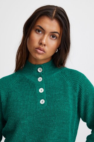 ICHI Sweater 'Novo' in Green
