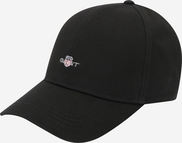 GANT Cap in Black: front