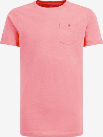 T-Shirt WE Fashion en rose : devant