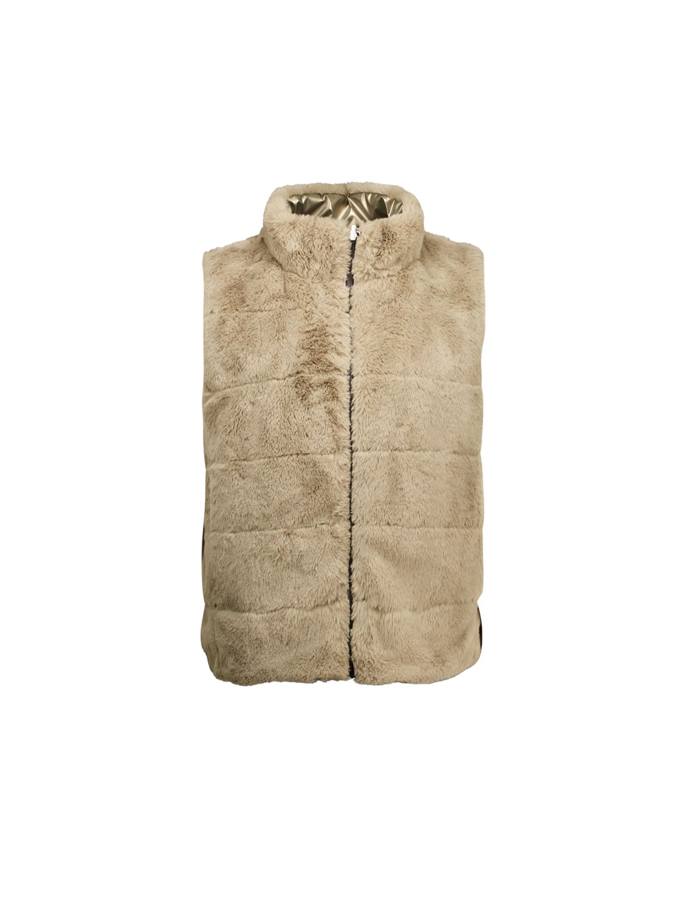 Deeluxe Wintermantel‌ in M in taupe, Produktansicht