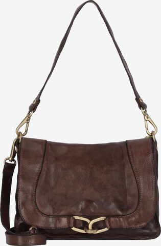 Campomaggi Shoulder Bag in Brown: front