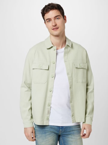 BLEND Between-season jacket in Green: front