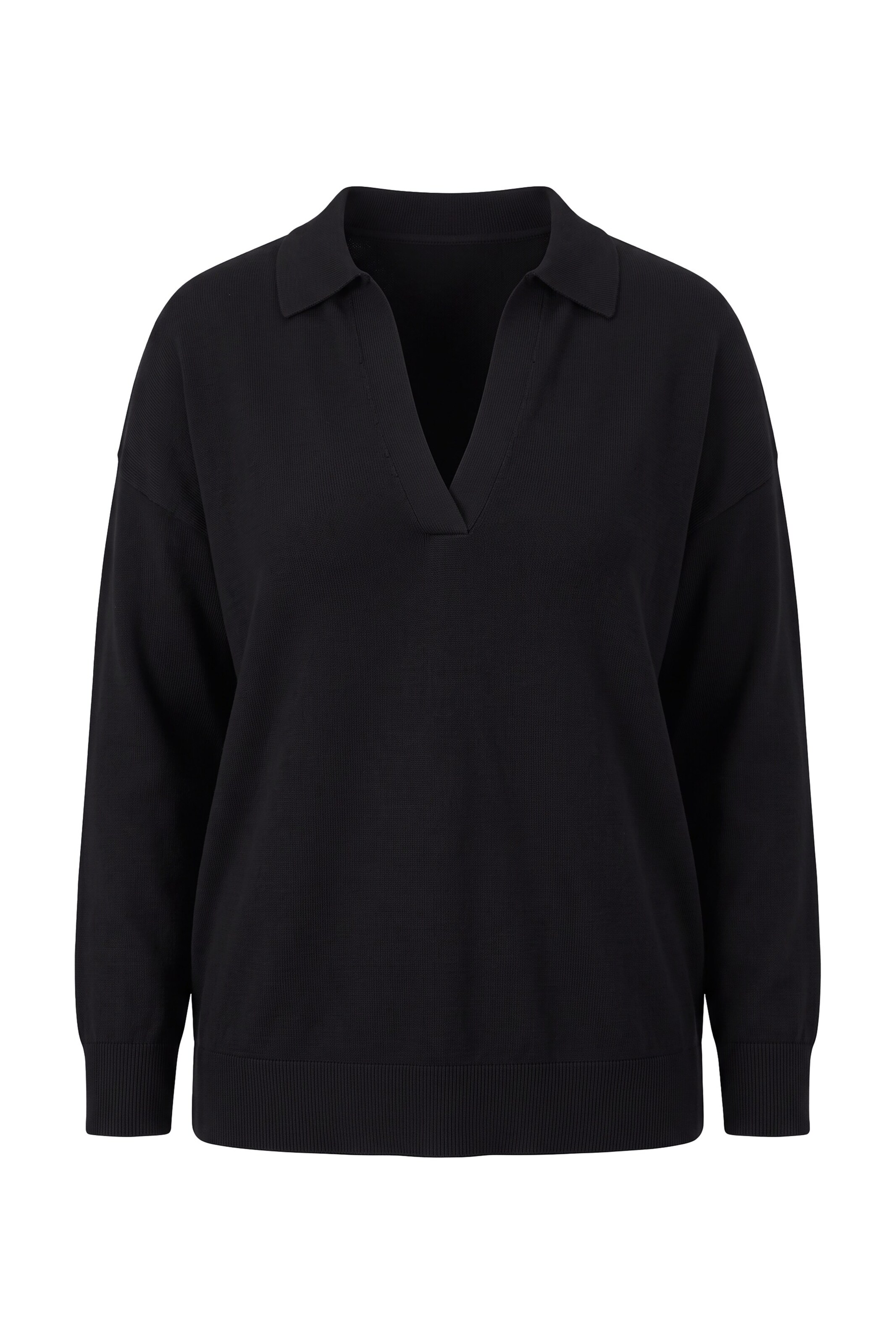 MIAMODA Pullover in Schwarz: Vorderseite