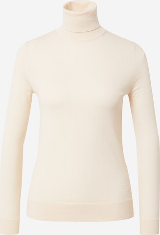 Pull-over Calvin Klein en beige : devant