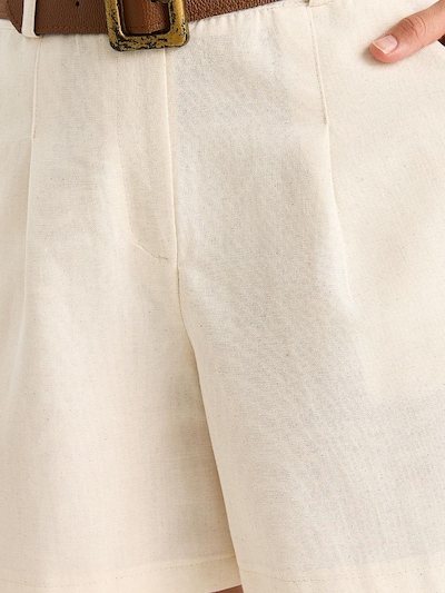 Pantaloni con pieghe in 36 Bianco Lucci di colore stucco, Visualizzazione prodotti