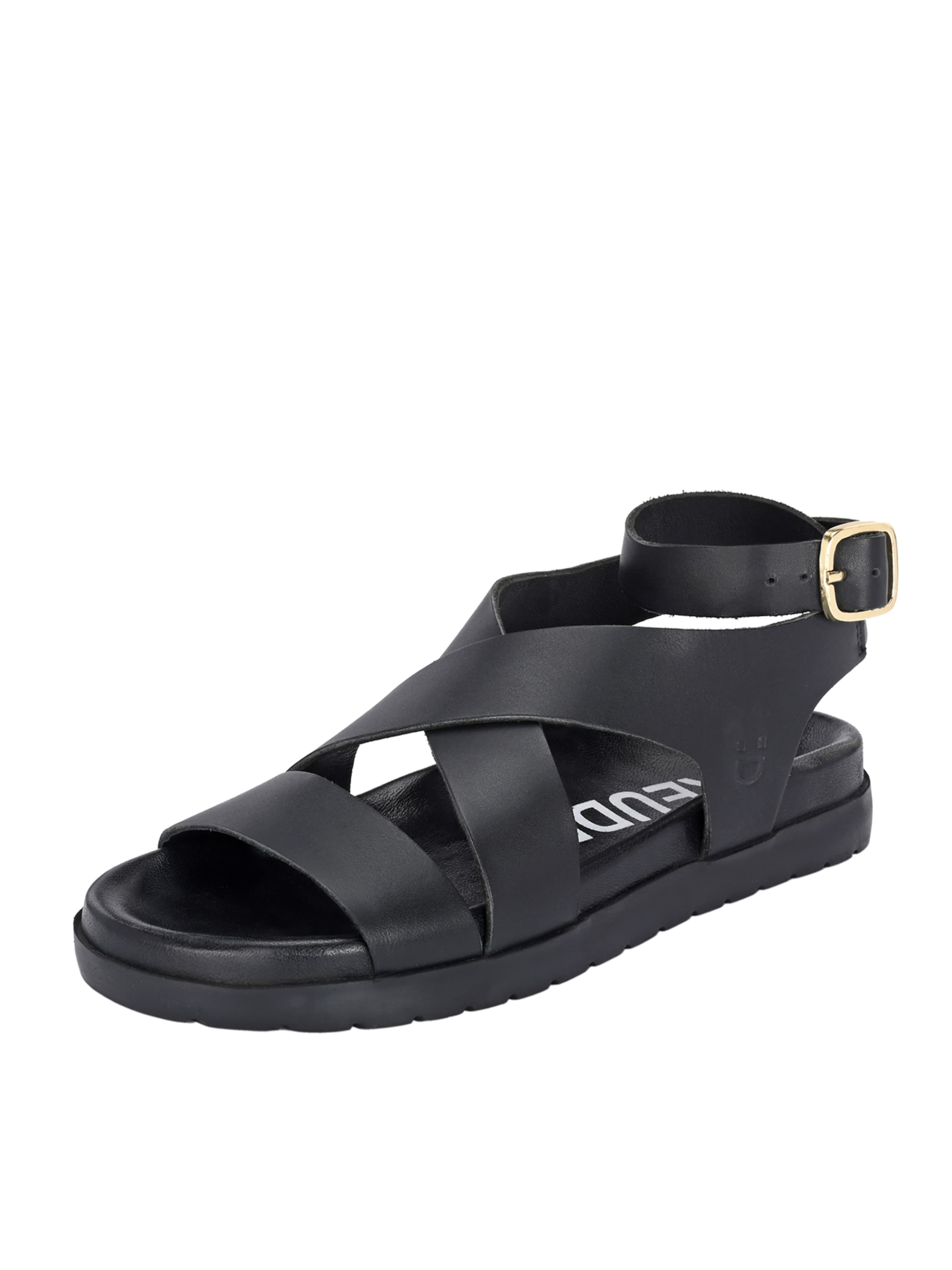 FREUDE Strap sandal 'ALESSIA' in Black: front