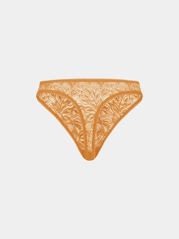 Erlich Textil String 'Iconic Lace' in Gelb: Vorderseite