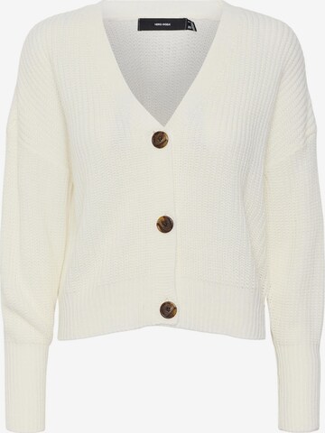 VERO MODA Knit Cardigan 'Lea' in White: front