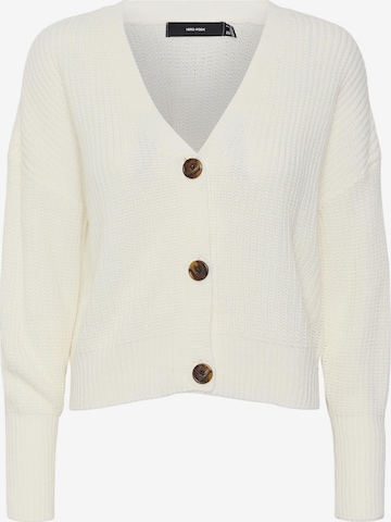 VERO MODA Knit Cardigan 'Lea' in White: front