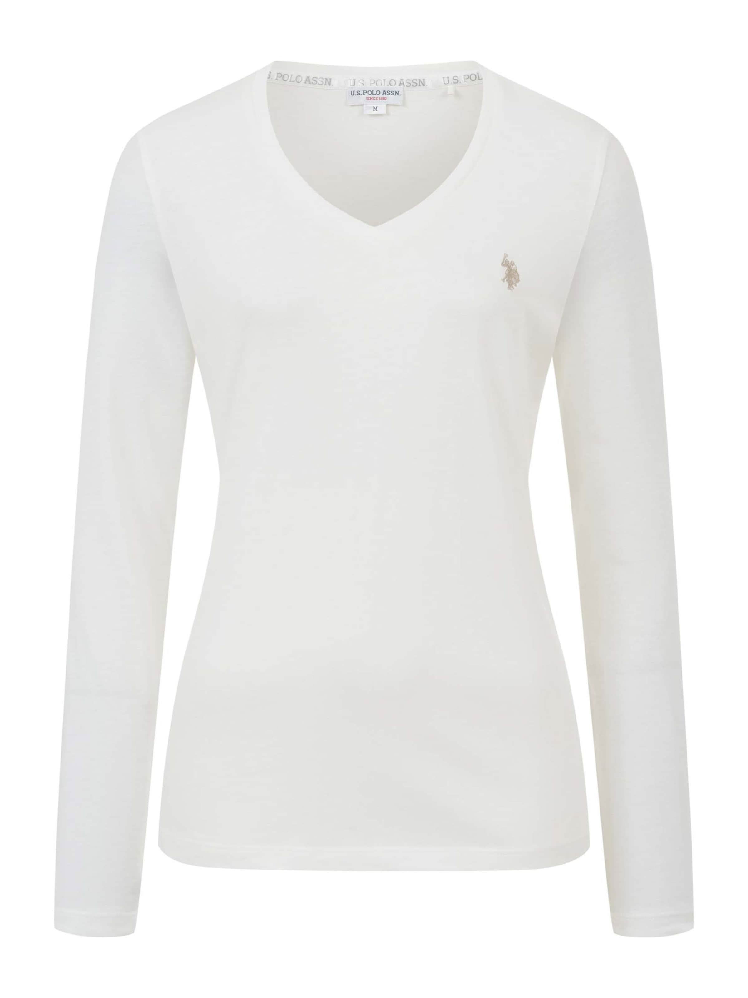 U.S. POLO ASSN. Shirt in White: front