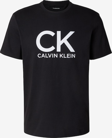 Calvin Klein JeansMajica - crna boja: prednji dio
