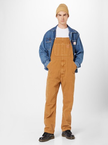 LEVI'S ® Loose fit Dungaree jeans 'RT Overall' in Brown