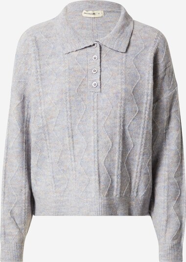 24COLOURS Sweater in Kitt / mottled grey / Light purple, Item view