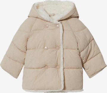 MANGO KIDS Winter Jacket 'PATRICK' in Beige: front