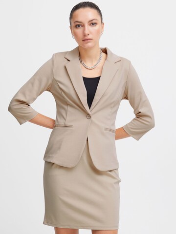 ICHI Blazer 'Kate' in Beige: predná strana