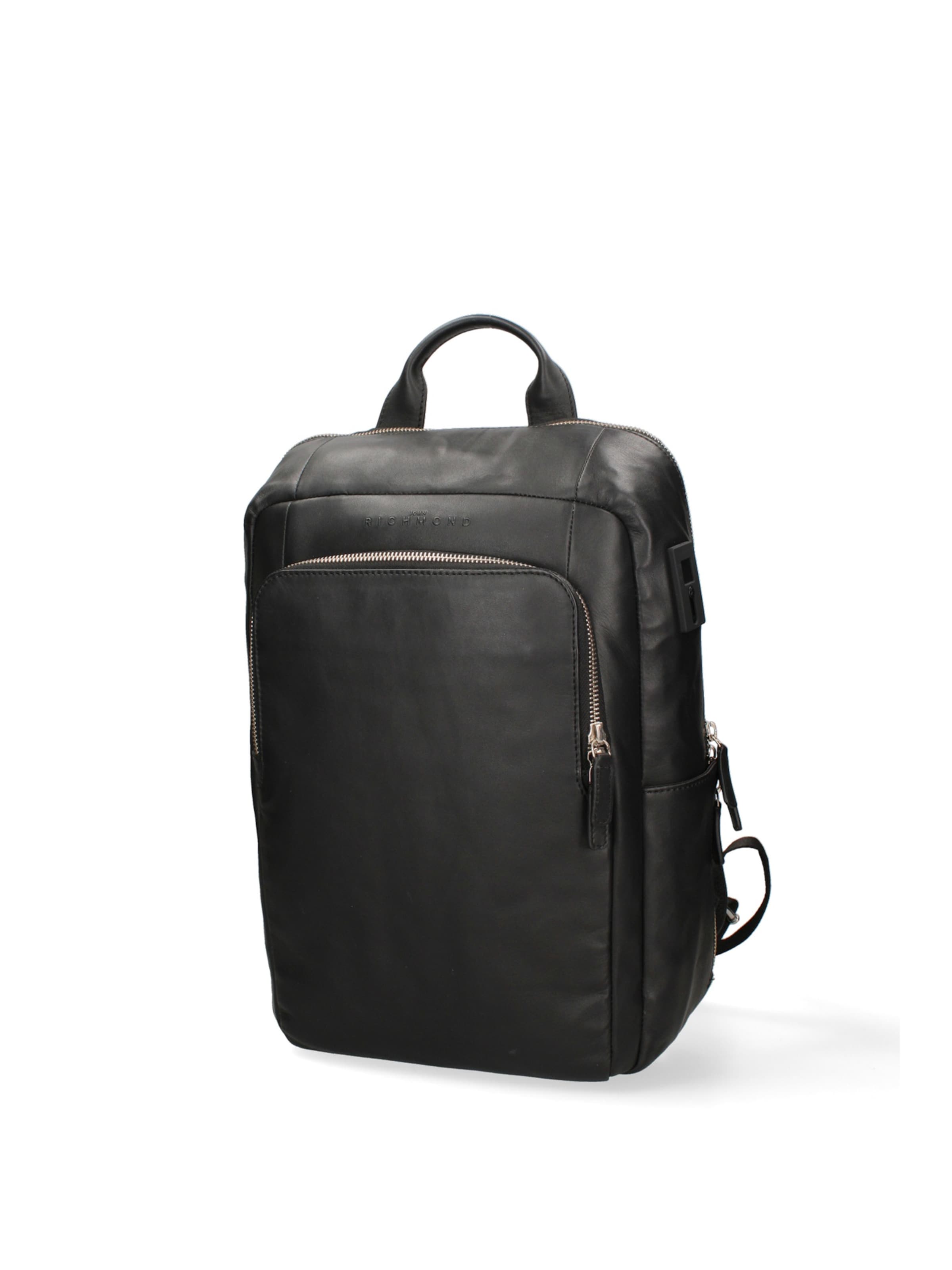 John Richmond Rucksäcke in Schwarz: Vorderseite