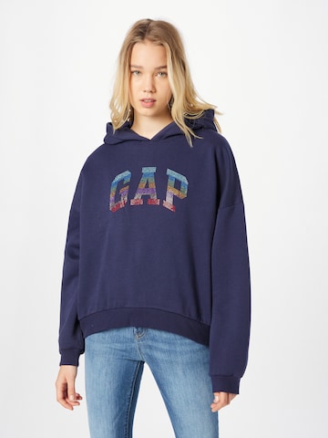 GAP Sweatshirt in Blau: predná strana